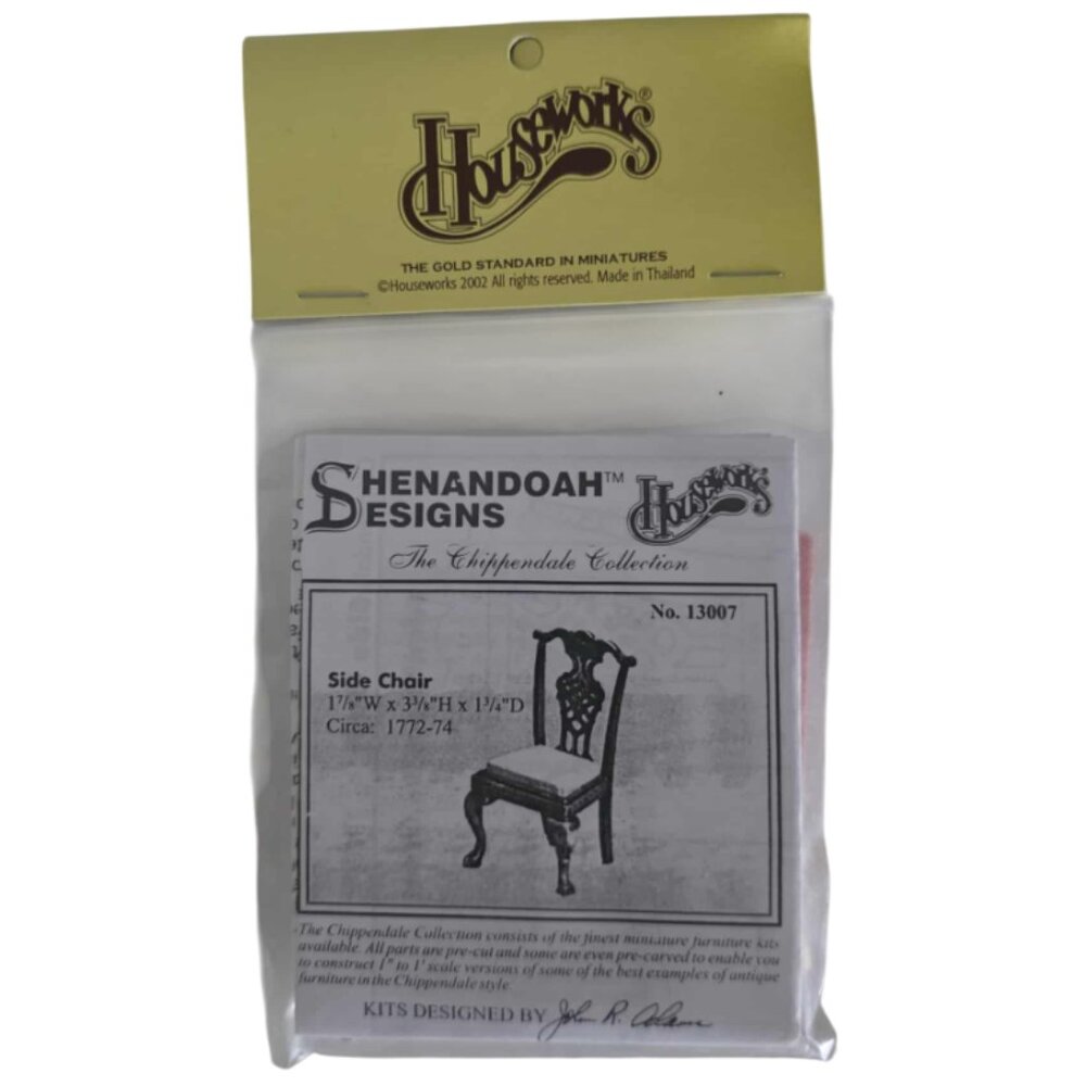 NWT Houseworks Shenandoah Designs Side Chair Doll House Miniature Kit